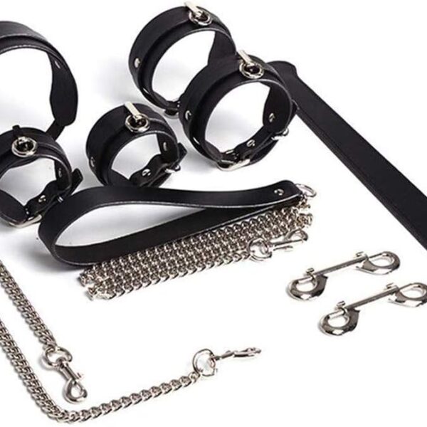 Īstas ādas BDSM verdzības komplekts