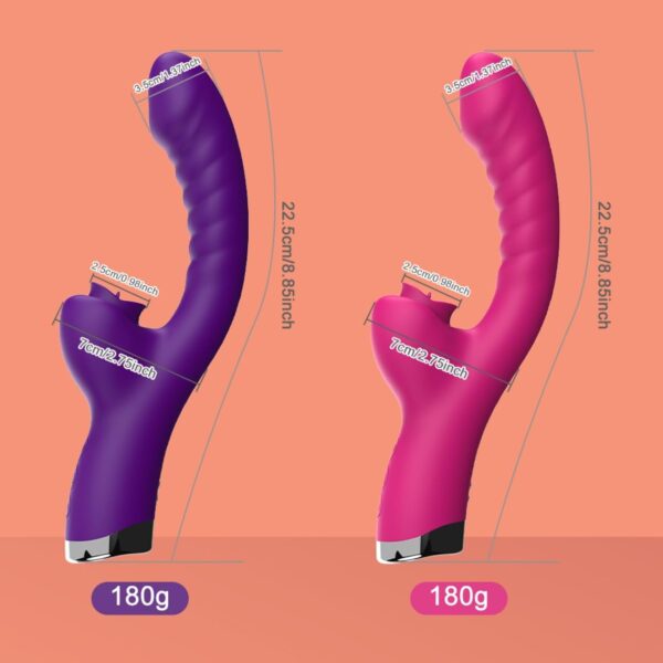 Vibrators sievietēm 2 vienā