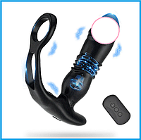 Erekcijas gredzens ar anālo stimulatoru