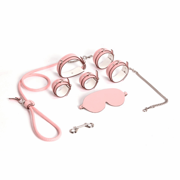 Īstas ādas BDSM verdzības komplekts