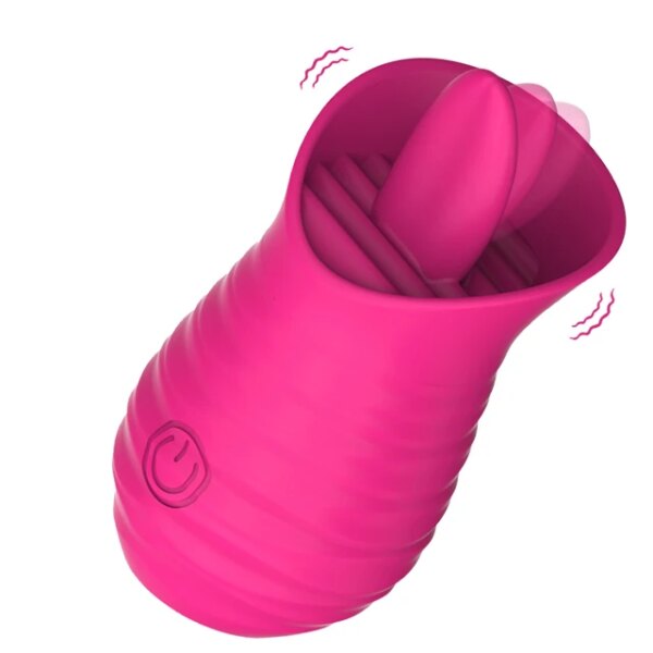 Mīksts klitora vibrators laizīšana