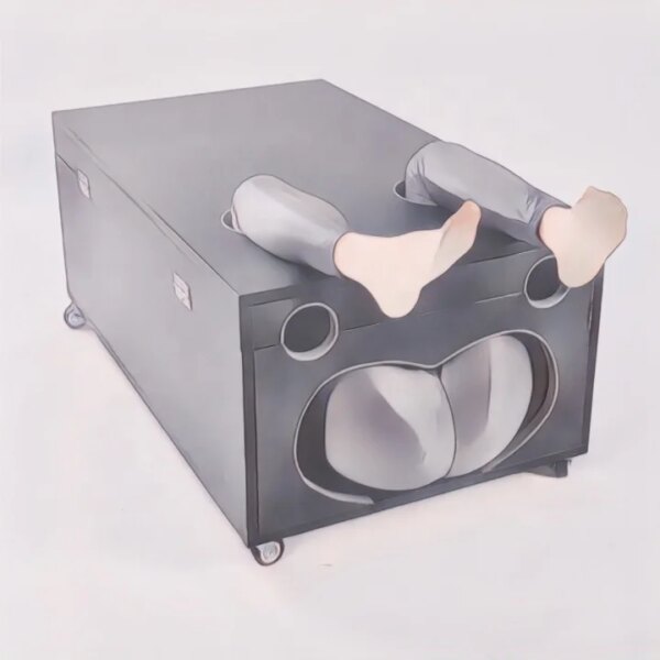 Glory Hole Box uz veltņiem