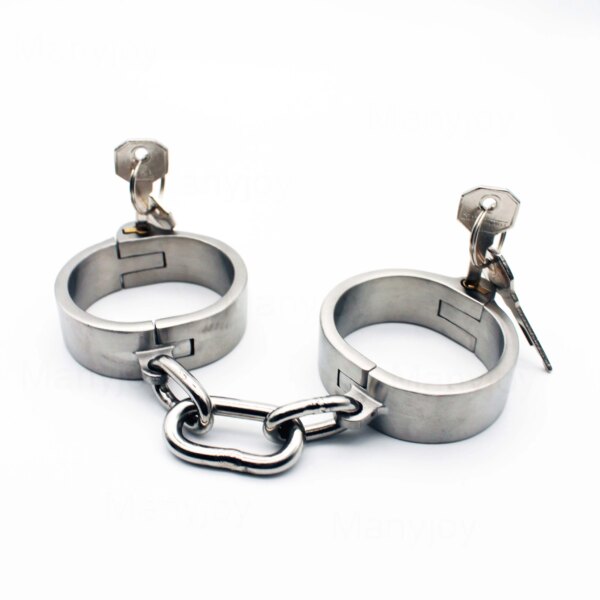 Smagie nerūsējošā tērauda vergu plaukstas locītavu roku dzelži