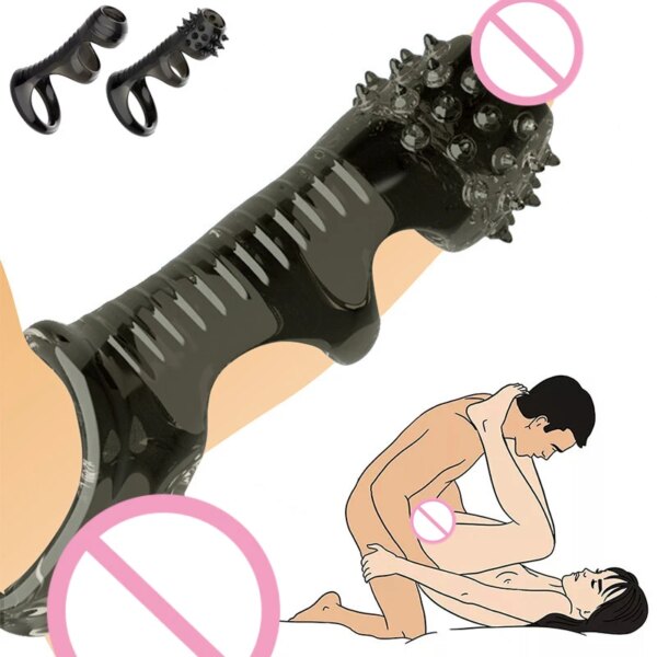 Silikona dzimumlocekļa stiprinājums ar radzēm klitora stimulācijai